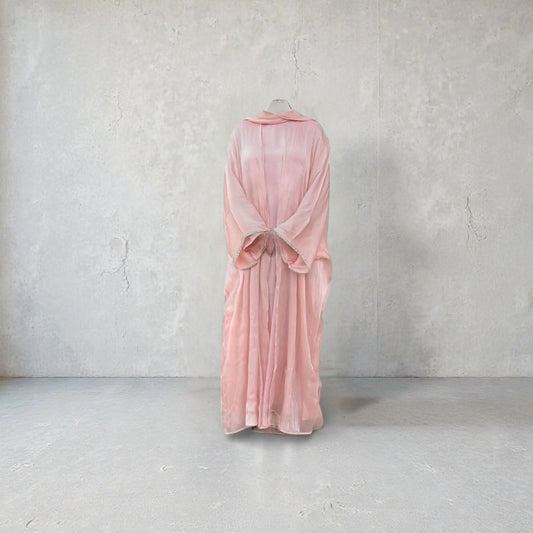 Mina Modest Pink Abaya for Muslim Women